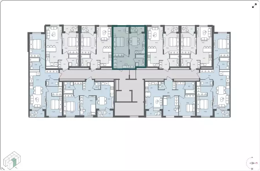 1-комнатная квартира: село Перхушково, микрорайон Равновесие, 4 (37.5 ... - Фото 2