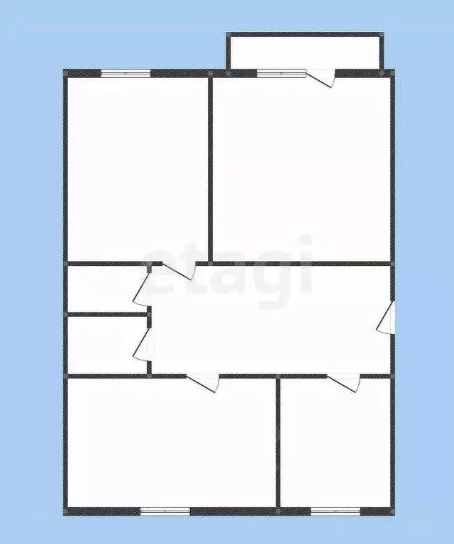 3-к кв. Белгородская область, Губкин ул. 2-я Академическая, 32 (56.5 ... - Фото 1