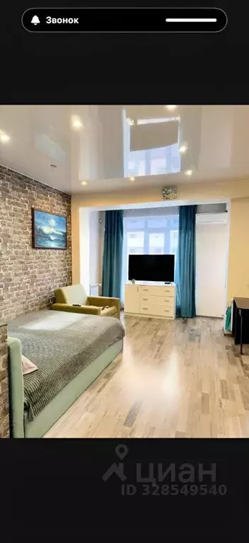 Студия Краснодарский край, Новороссийск ул. Видова, 121Ак4 (35.0 м) - Фото 1