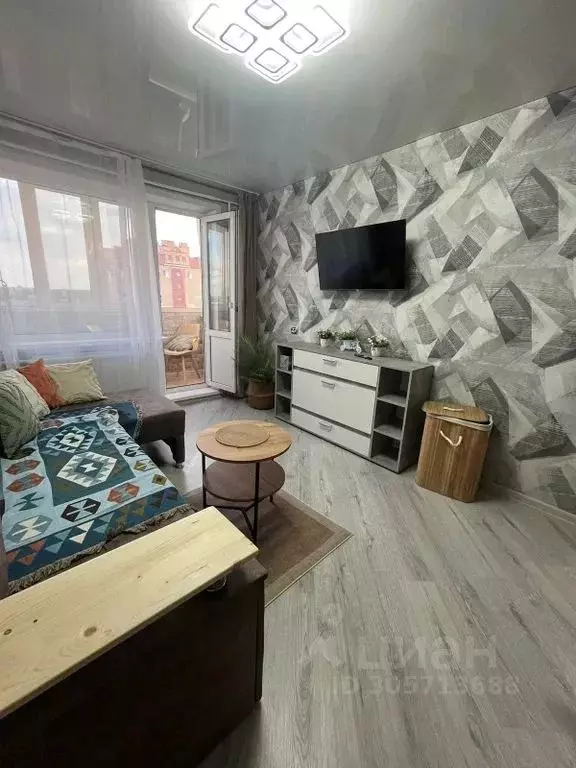 1-к кв. Псковская область, Псков Госпитальная ул., 15 (40.0 м) - Фото 1