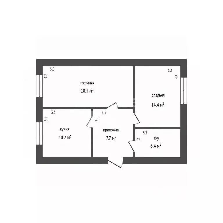 2-к кв. Дагестан, Дербент ул. Имама Шамиля, 4 (63.0 м) - Фото 2