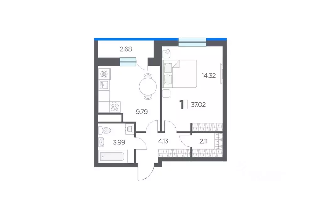 1-к кв. Рязанская область, Рязанский район, Дядьковское с/пос, с. ... - Фото 1