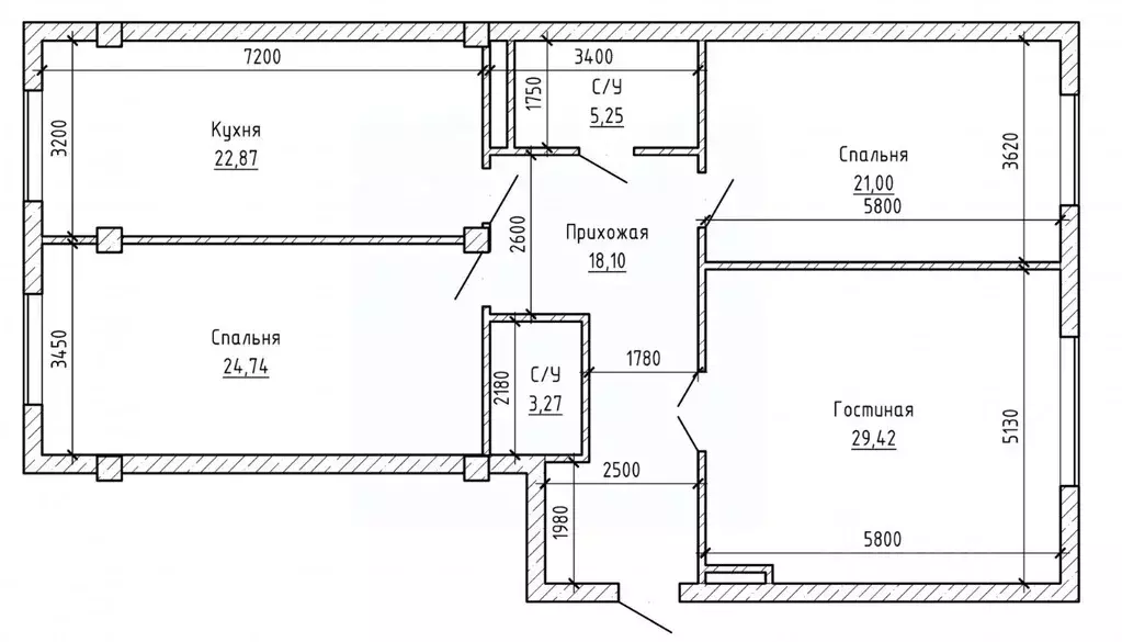 3-к кв. Кабардино-Балкария, Нальчик ул. Героя России Т.М. Тамазова, 2А ... - Фото 2