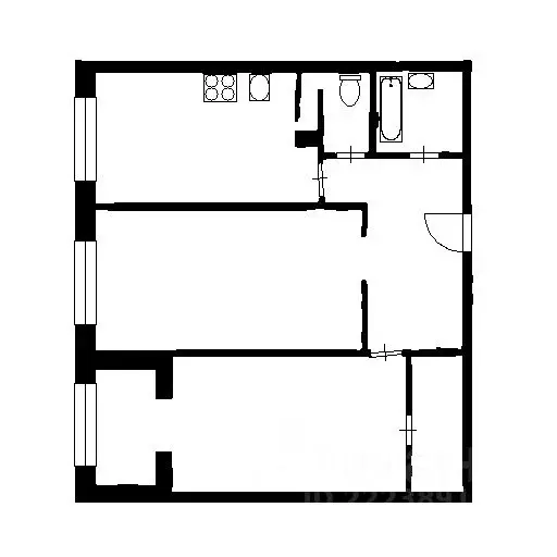 2-к кв. Санкт-Петербург Петровский просп., 24к2 (75.0 м) - Фото 2
