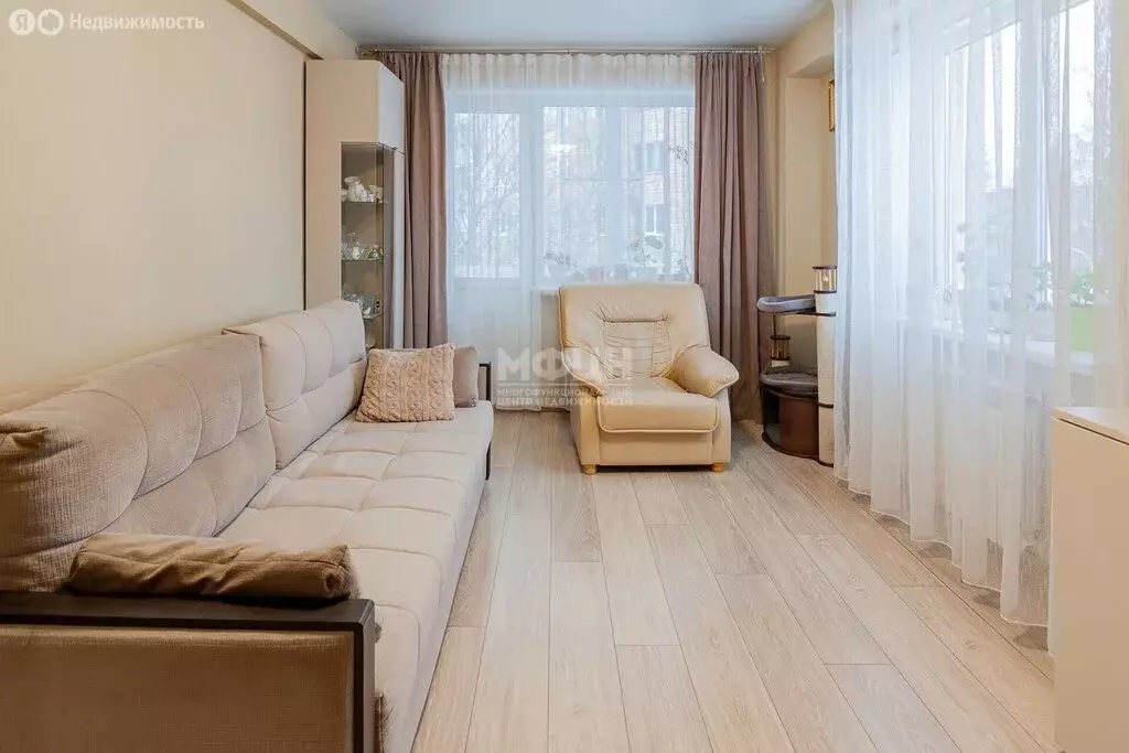 2-комнатная квартира: Петрозаводск, Октябрьский проспект, 16 (41.25 м) - Фото 1