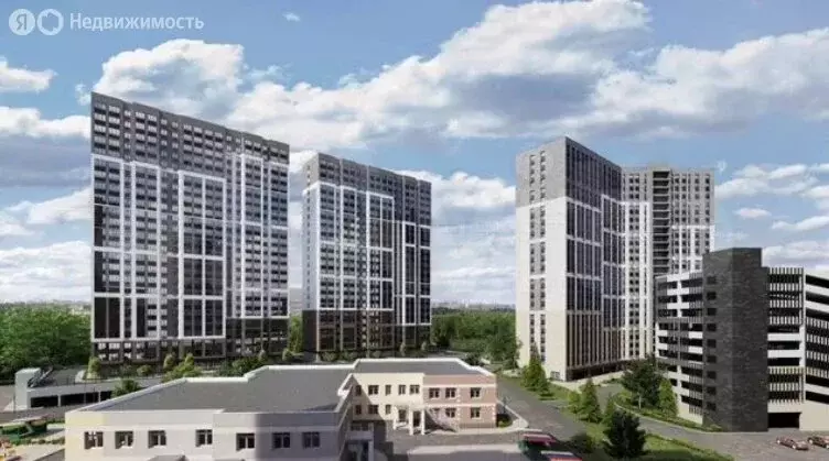 1-комнатная квартира: Казань, улица Оренбургский Тракт, 4 (38.6 м) - Фото 1