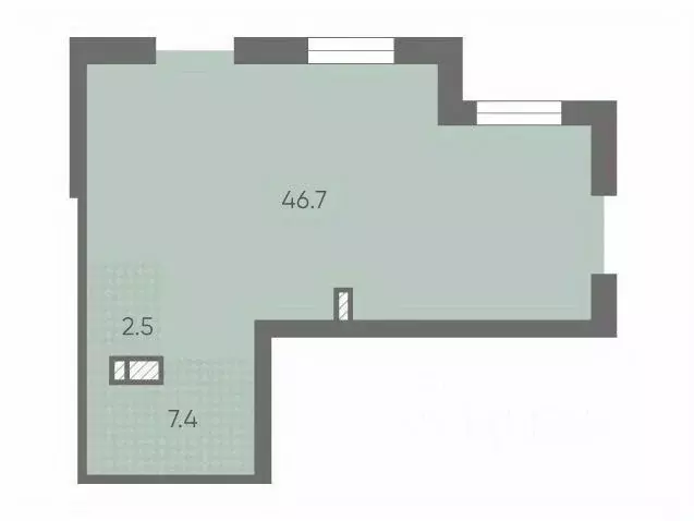 Офис в Санкт-Петербург Партизанская ул., 5 (57 м) - Фото 1