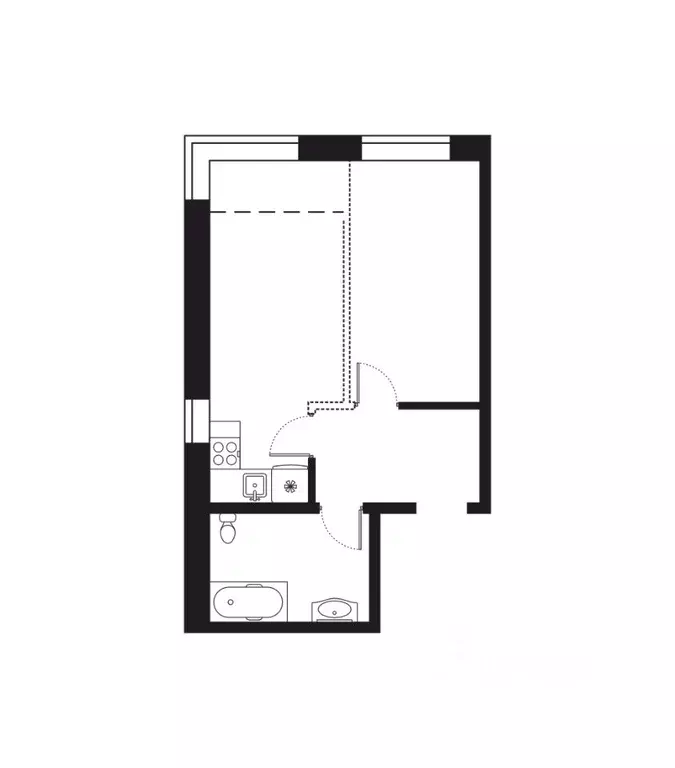 2-к кв. Иркутская область, Иркутск наб. Верхняя, 127 (42.35 м) - Фото 1