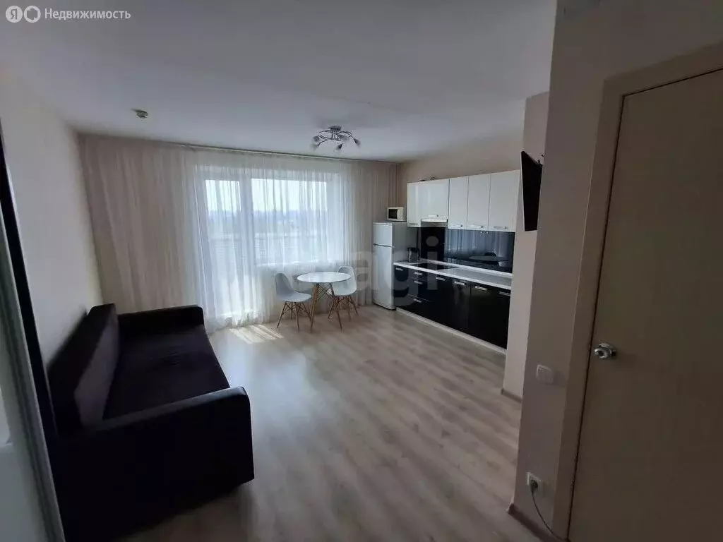 Квартира-студия: Челябинск, Краснопольский проспект, 7 (24.6 м) - Фото 1