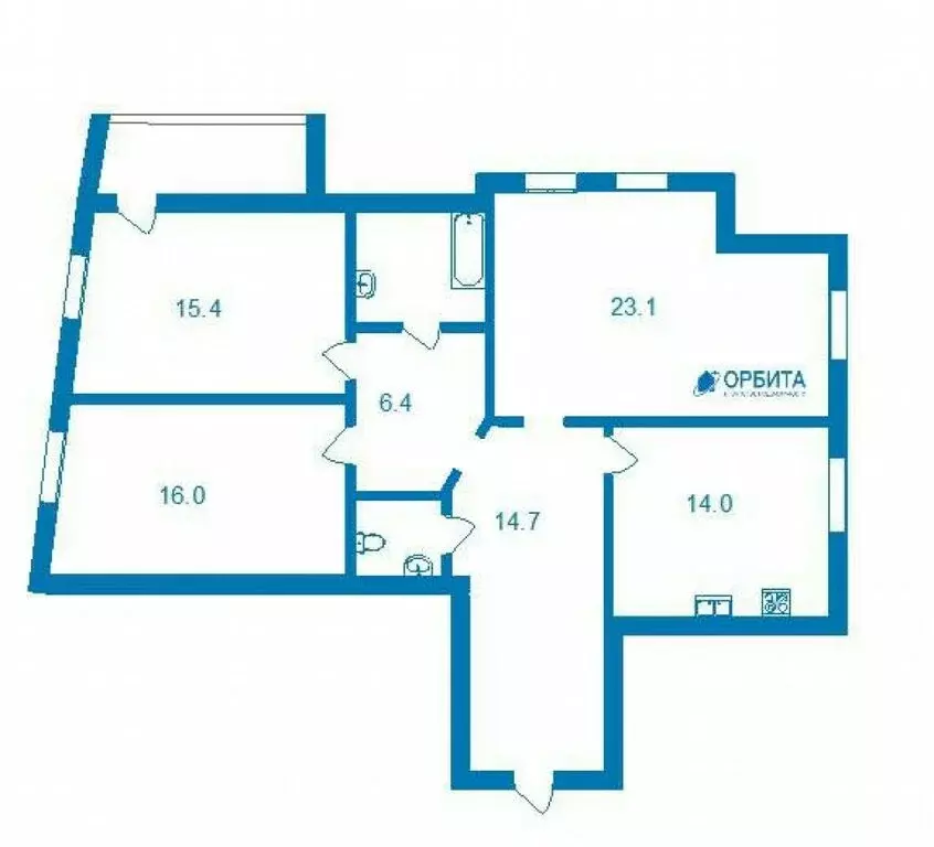 3-комнатная квартира: Тюмень, улица Осипенко, 73 (95.3 м) - Фото 0
