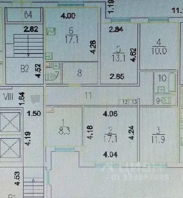 5-к кв. Москва ул. Академика Бочвара, 5К2 (100.5 м) - Фото 1