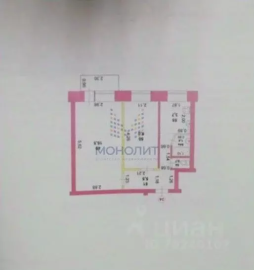 2-к кв. Марий Эл, Йошкар-Ола Якова Эшпая ул., 108 (37.0 м) - Фото 1