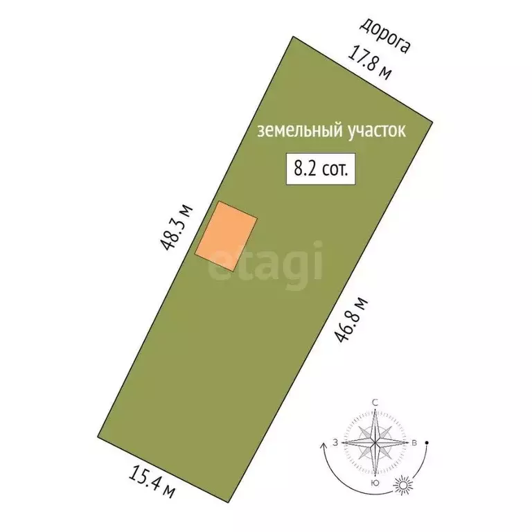 Участок в Ростовская область, Ростов-на-Дону 2-я Заречная ул. (8.0 ... - Фото 1
