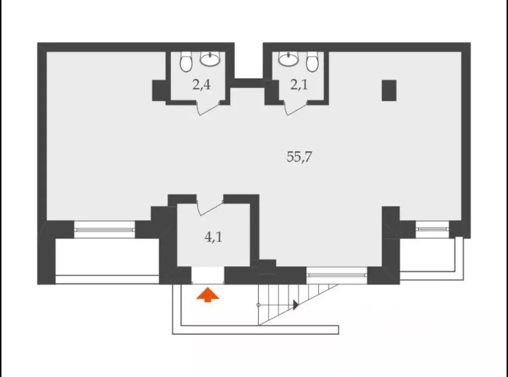Помещение свободного назначения в Санкт-Петербург просп. Королева, 61 ... - Фото 1