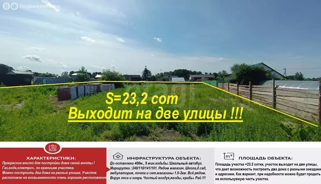 Участок в село Дарковичи, Молодёжная улица (23 м) - Фото 2