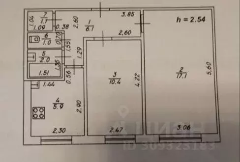 2-к кв. Тверская область, Тверь бул. Гусева, 22 (43.7 м) - Фото 0