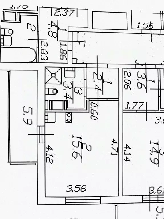 Студия Санкт-Петербург ул. Плесецкая, 10 (21.4 м) - Фото 2