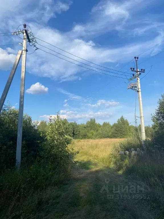 Участок в Тверская область, Кимрский муниципальный округ, д. Калинино ... - Фото 1