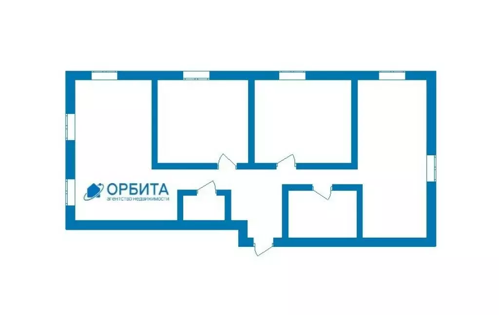 3-комнатная квартира: Тюмень, микрорайон ДОК, Тюменская улица, 5 (75 ... - Фото 1