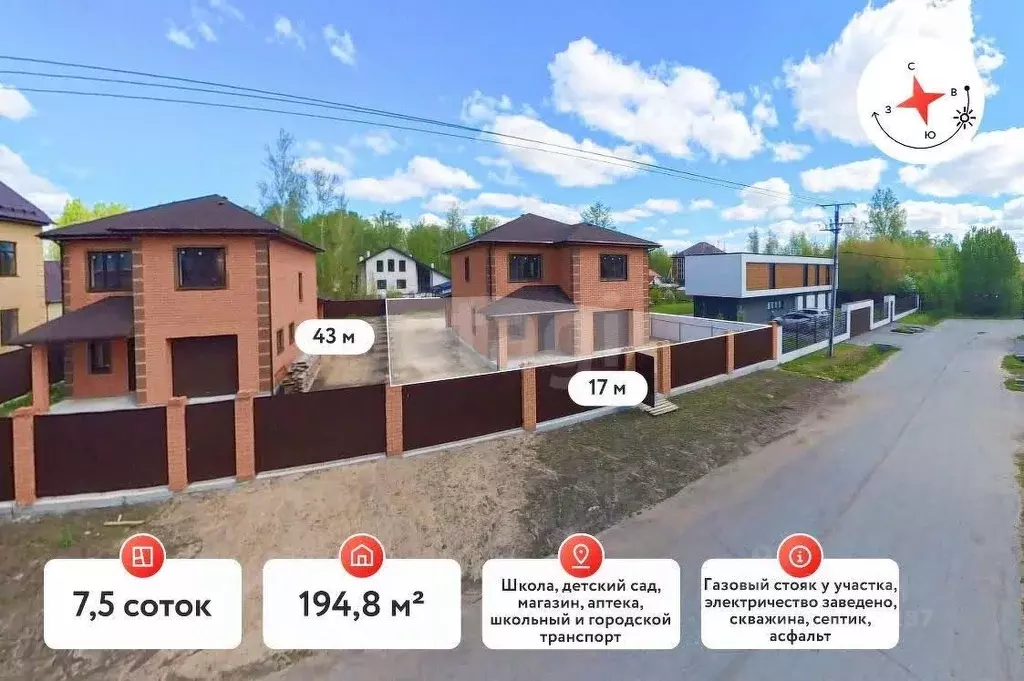 Дом в Тюменская область, Тюменский муниципальный округ, д. Патрушева ... - Фото 1