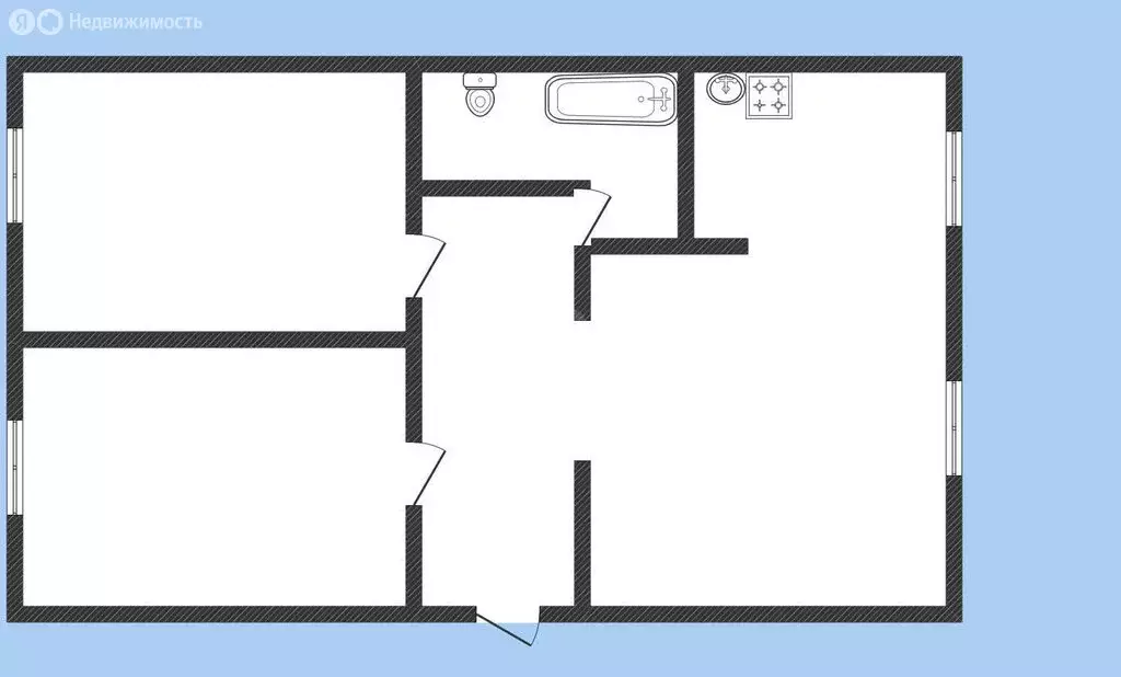 3-комнатная квартира: Ангарск, 18-й квартал, 5 (65.9 м) - Фото 1