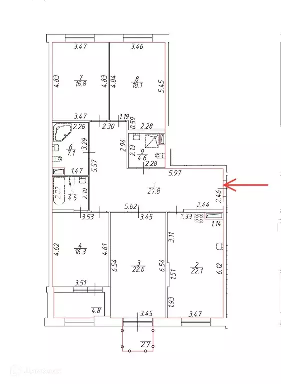 Продаётся 4-к квартира, 140 м - Фото 1