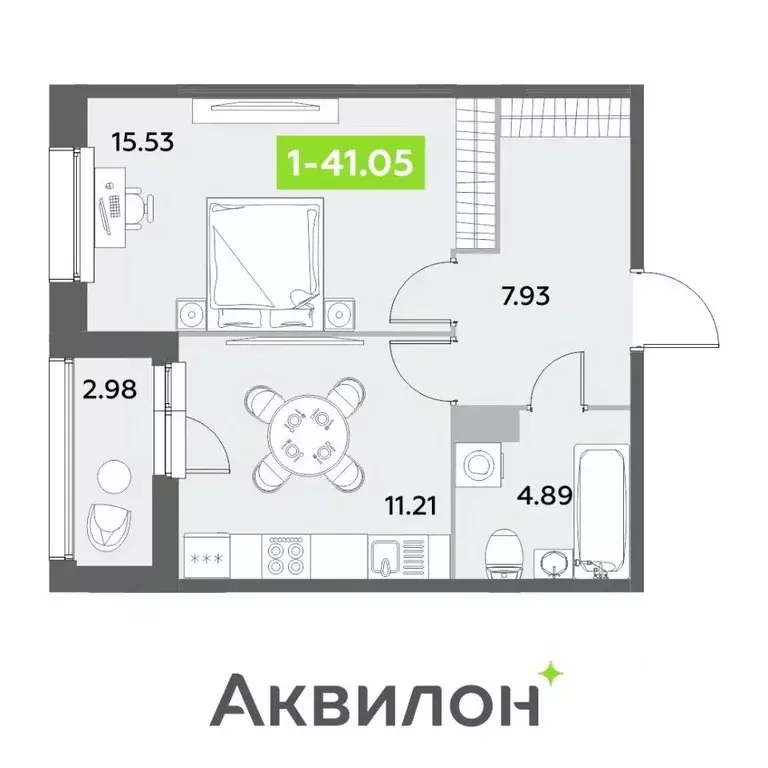1-к кв. Санкт-Петербург ул. Среднерогатская, 11к2 (41.05 м) - Фото 0