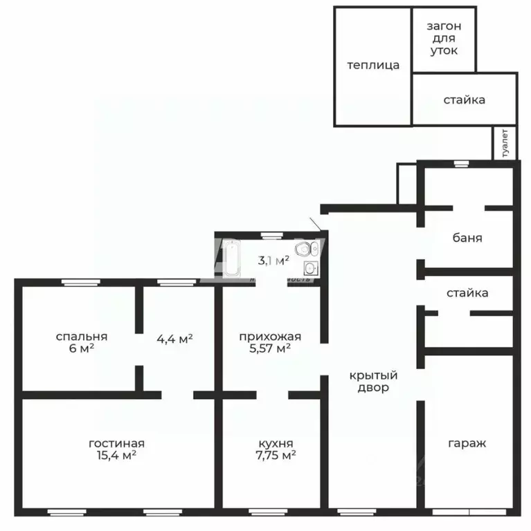 Дом в Челябинская область, Коркино ул. Матросова, 21 (124 м) - Фото 2