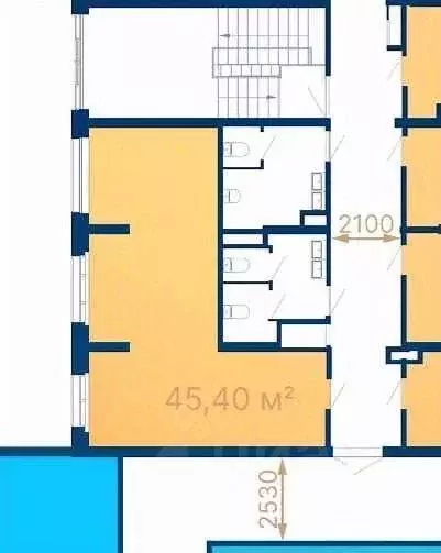 Офис в Свердловская область, Екатеринбург ул. Айвазовского, 52 (45 м) - Фото 1