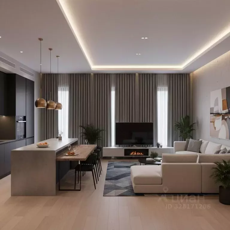 3-к кв. Москва ул. Сергея Макеева, 9к1 (169.0 м) - Фото 1