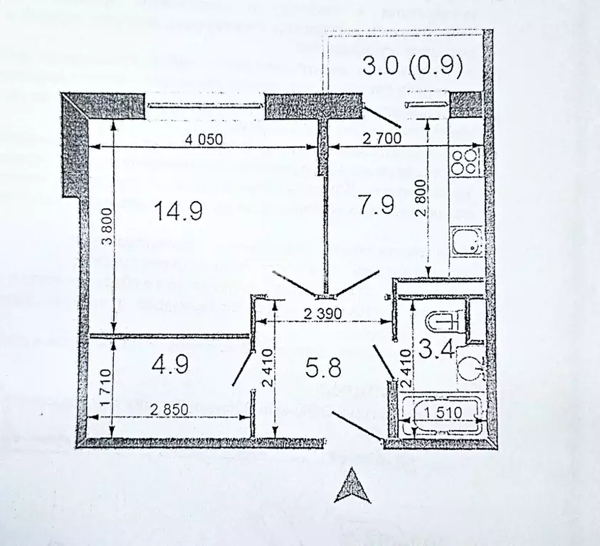 1-к кв. Нижегородская область, Нижний Новгород ул. Июльских Дней, 1к1 ... - Фото 2