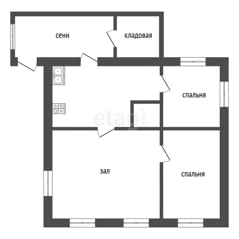 Дом в Пласт, Садовая улица (39.4 м) - Фото 1