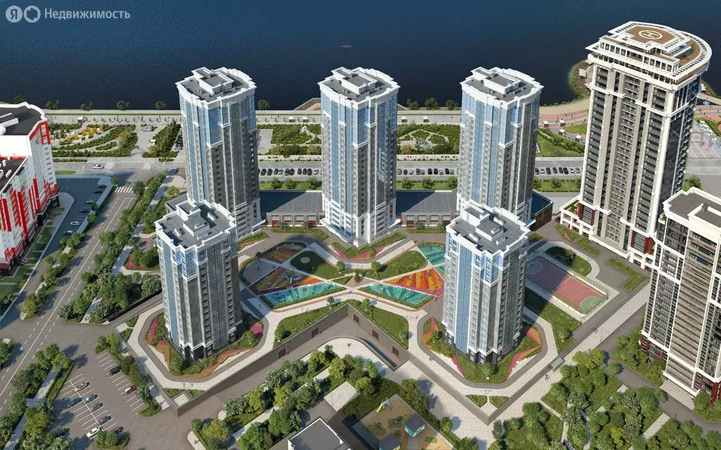 1-комнатная квартира: село Засечное, Прибрежный бульвар, 5 (43.3 м) - Фото 1