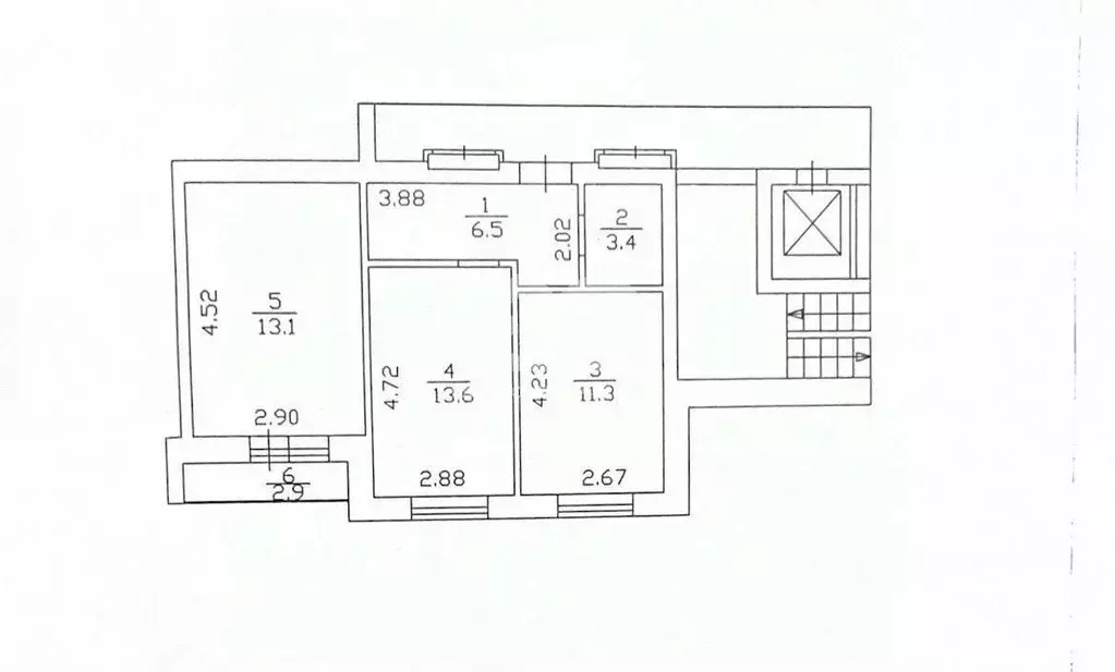 2-к кв. Новосибирская область, Новосибирск Кубовая ул., 94 (47.8 м) - Фото 2