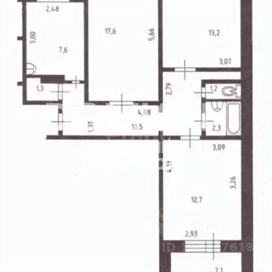 3-к кв. Ростовская область, Аксай Садовая ул., 24 (65.7 м) - Фото 2