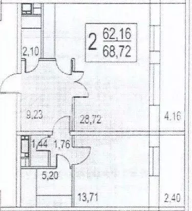 2-к кв. Москва Новогиреевская ул., 5Ак2 (63.3 м) - Фото 2