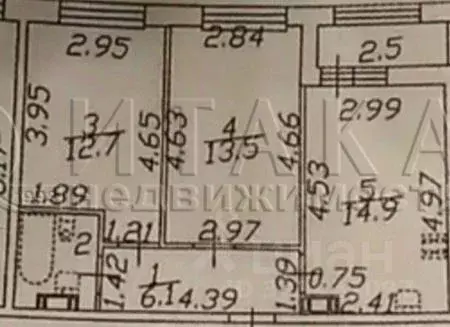 2-к кв. Ленинградская область, Мурино Всеволожский район, просп. ... - Фото 1