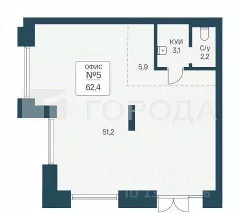 Офис в Новосибирская область, Новосибирск Кропоткинский жилмассив, ул. ... - Фото 2
