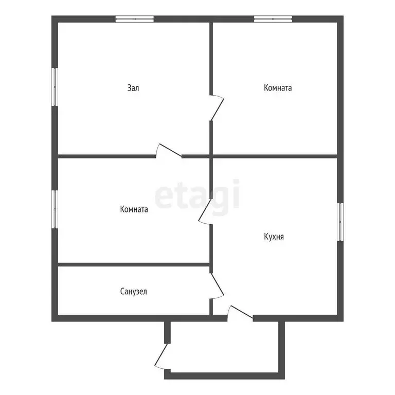 Дом в Челябинская область, Троицкий муниципальный округ, посёлок ... - Фото 1