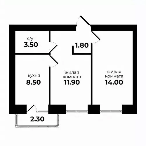 2-к кв. Ставропольский край, Михайловск Шпаковский район, ул. Антона ... - Фото 1