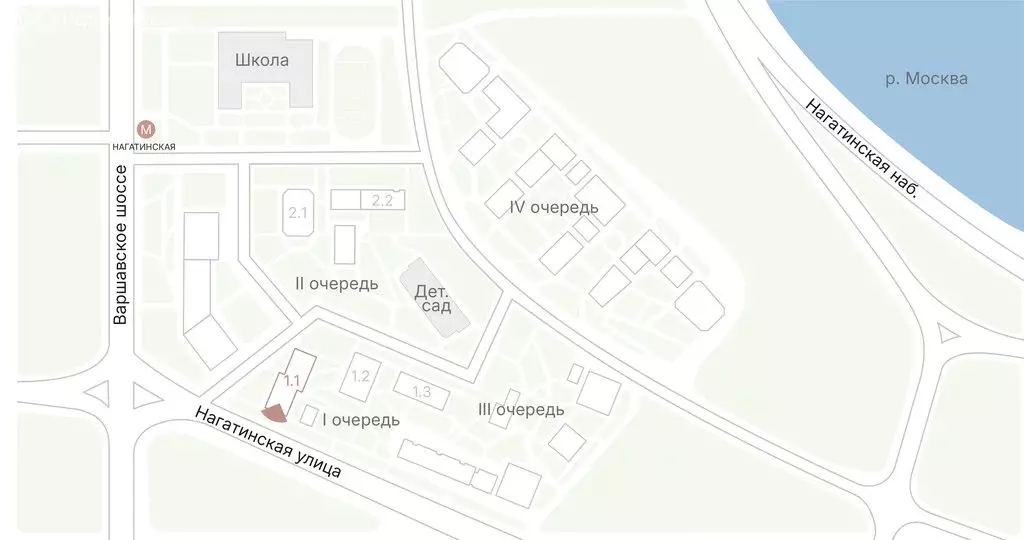 1-комнатная квартира: Москва, ЖК Первый Нагатинский, 1.1 (58.2 м) - Фото 2