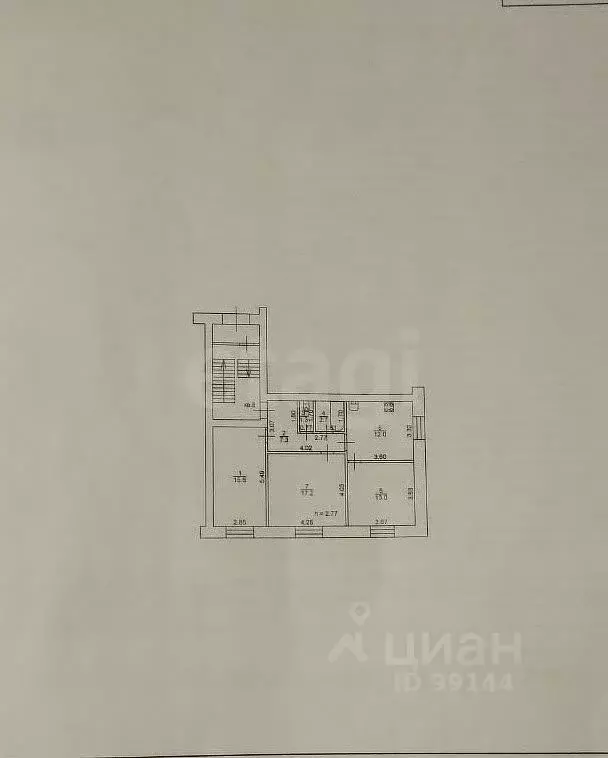 3-к кв. Владимирская область, Петушки ул. Кирова, 6 (69.1 м) - Фото 1