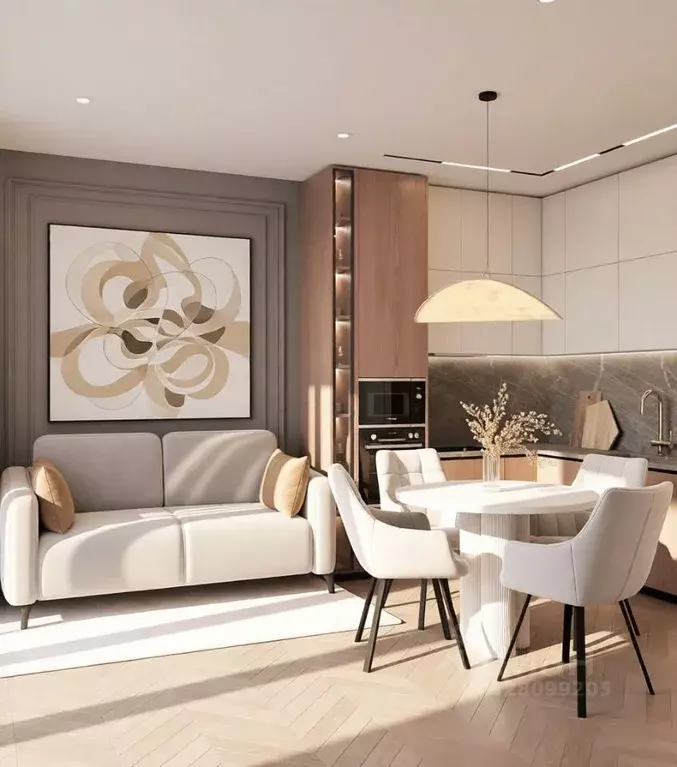 1-к кв. Москва ул. Нижние Мневники, 12 (47.2 м) - Фото 1