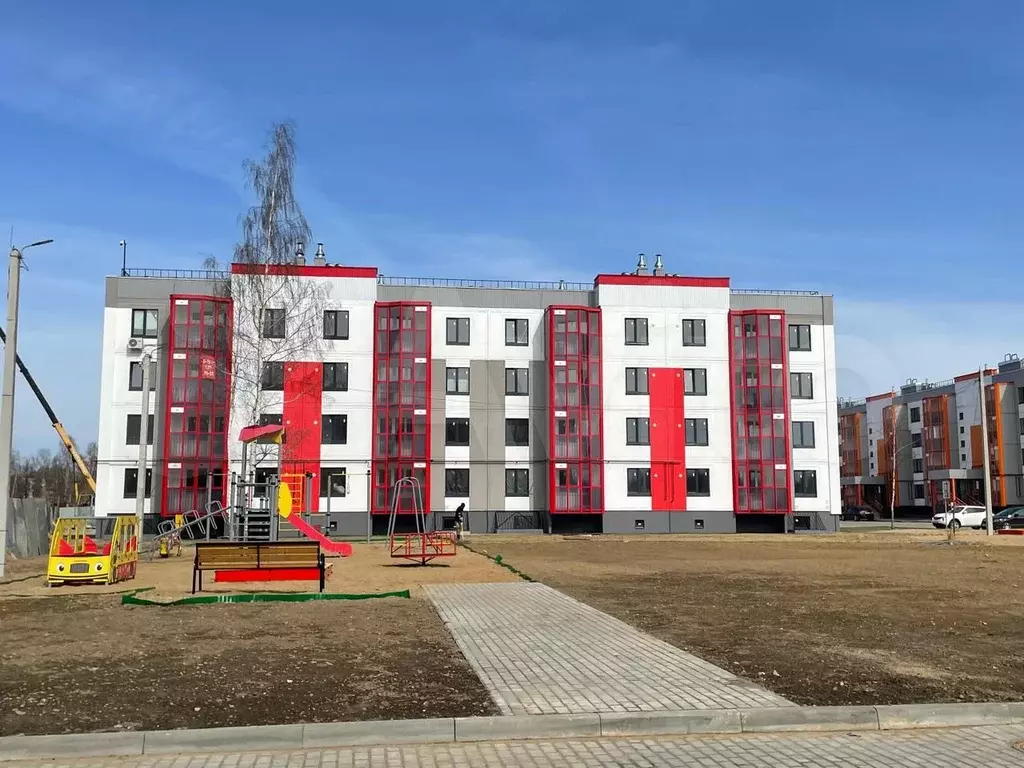 1-к. квартира, 39,6 м, 4/4 эт. - Фото 0