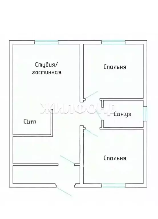 Дом в Хакасия, Алтайский район, д. Кайбалы ул. Абаканская (60 м) - Фото 2