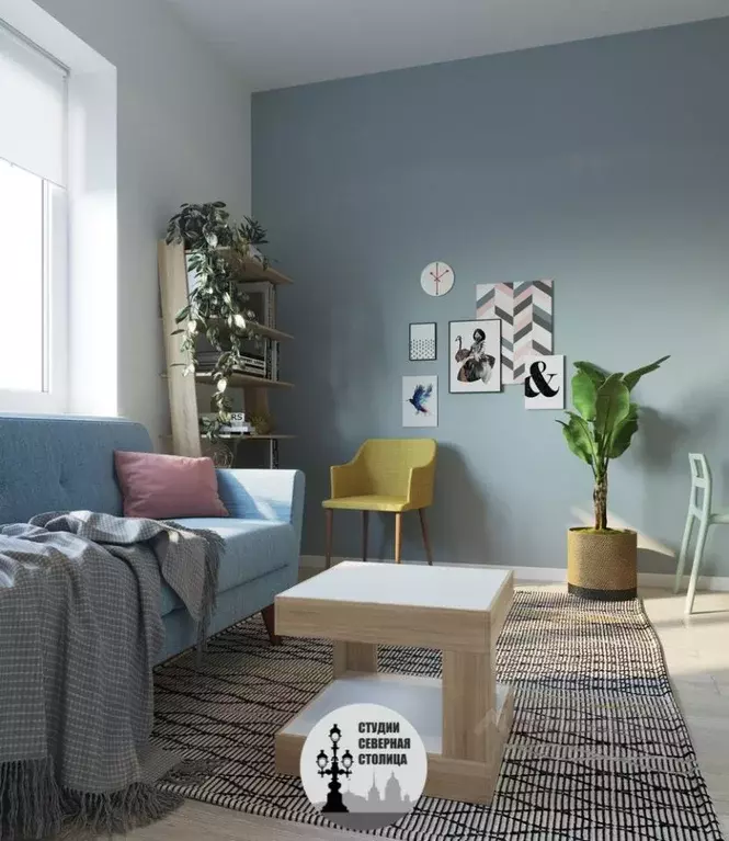 Студия Санкт-Петербург Литейный просп., 15 (31.0 м) - Фото 1