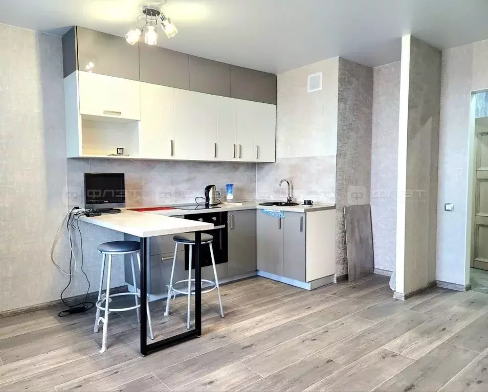 1-к кв. Татарстан, Казань ул. Бари Галеева, 8Ак4 (33.0 м) - Фото 2