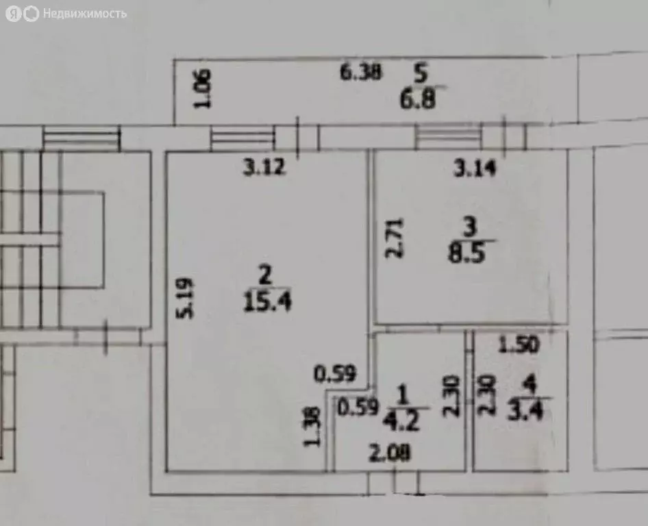1-комнатная квартира: Краснодар, Московская улица, 122 (38.3 м) - Фото 1