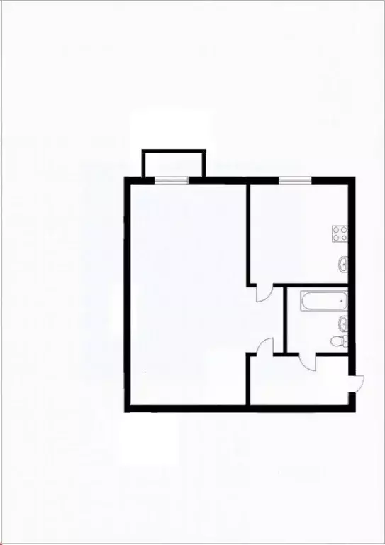 1-к кв. Кемеровская область, Осинники Советская ул., 21 (31.2 м) - Фото 1