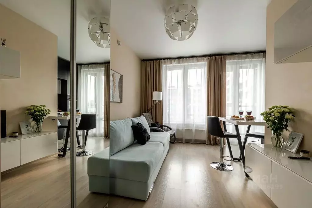 1-к кв. Санкт-Петербург ул. Оптиков, 34К1 (28.0 м) - Фото 1